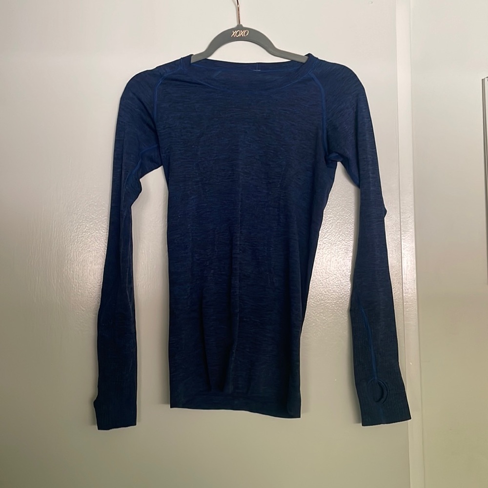 Dark blue Lululemon long sleeve